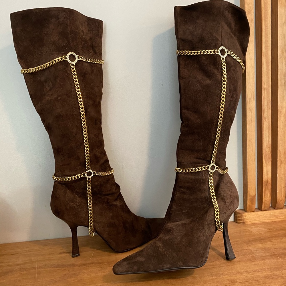 Almost new (worn 1x) Susan Lucci Boots VINTAGE! Size 9 W